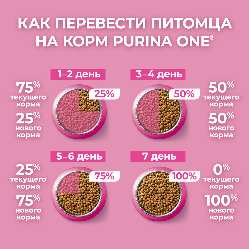 Сухой корм Purina ONE для котят с курицей и злаками - PurinaOne.ru