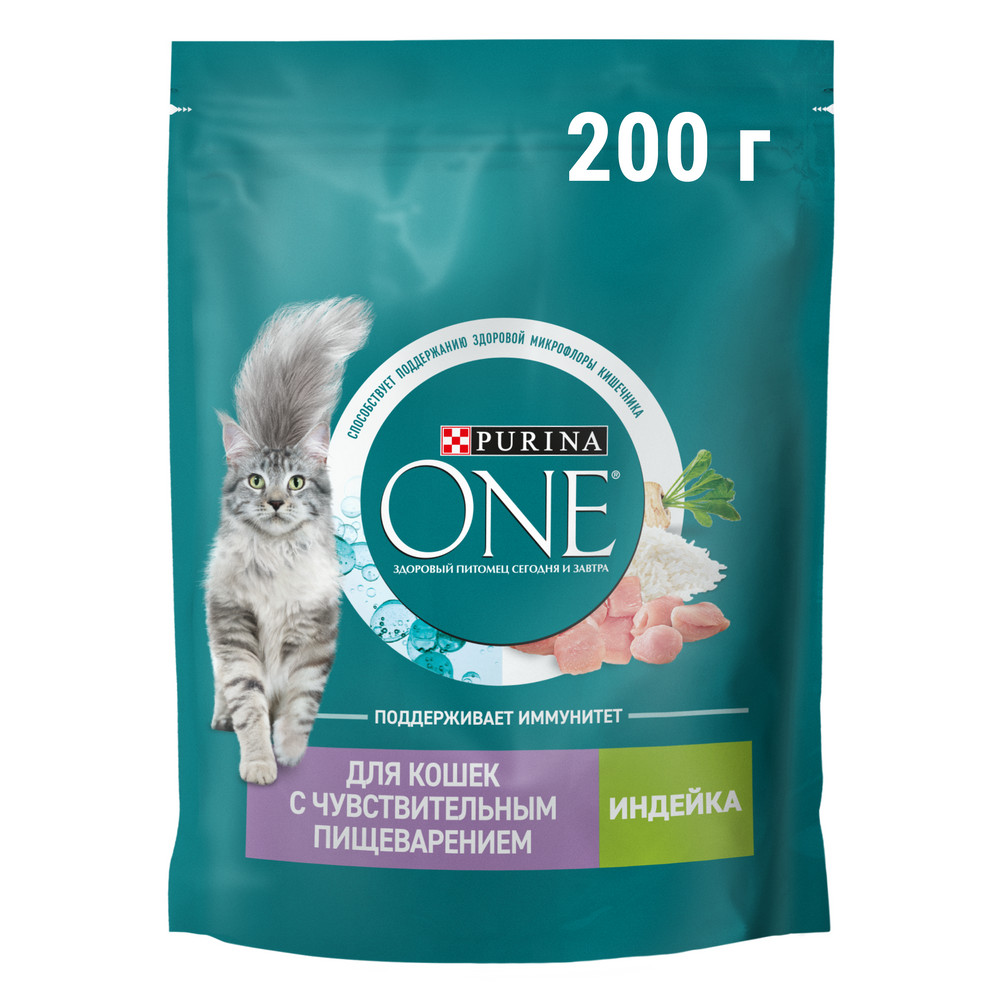 Сухой корм для кошек с чувствительным пищеварением Purina ONE®